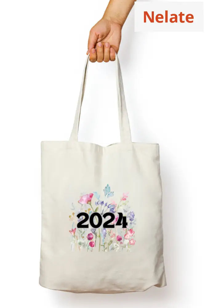 2024 Tote Bag Zipper White / Standard