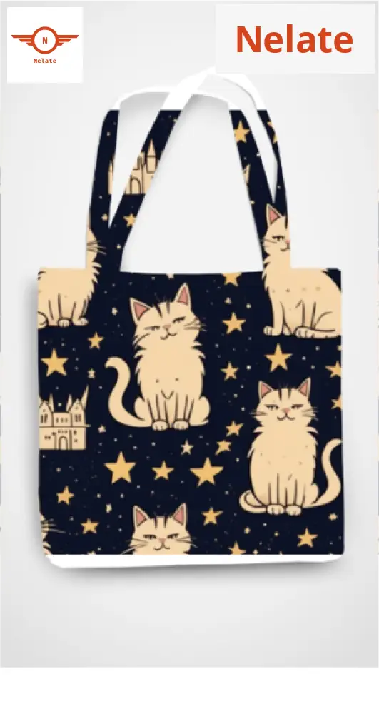 Cute Cat Theme Exclusive Tote Bag