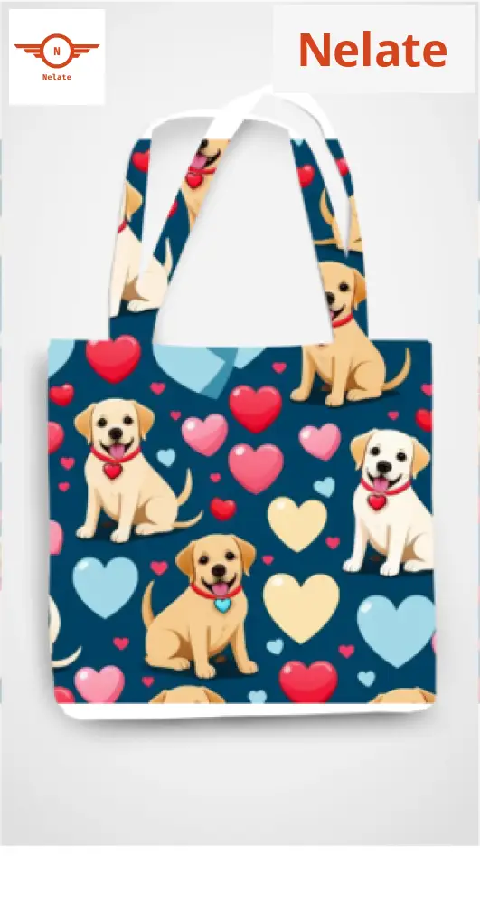 Cute Dog Theme Exclusive Tote Bag