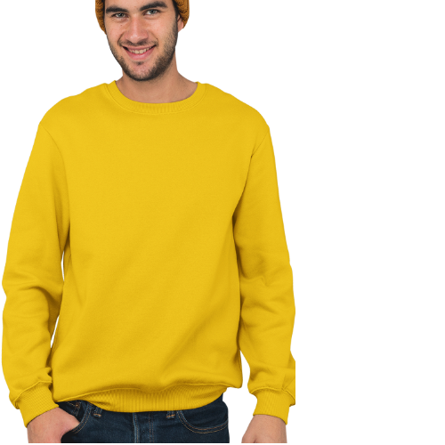 Nelate Yellow Sweatshirt For Men