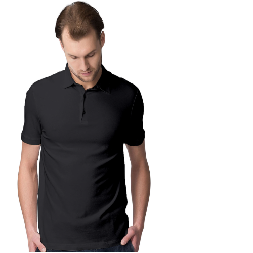 Men’s Black Polo T-Shirt