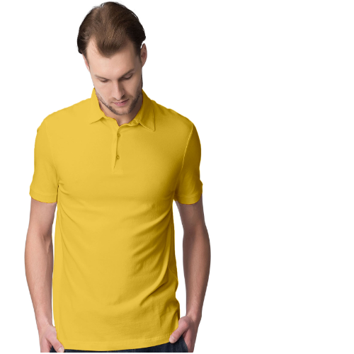 Men’s Yellow Polo T-Shirt