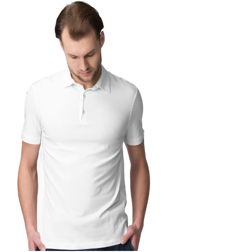 Men’s White Polo T-Shirt