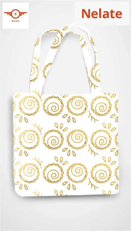 Golden Pattern Exclusive Tote Bag