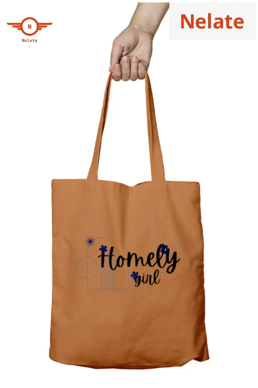 ’Homely Girl’ Tote Bag Zipper Khaki / Standard