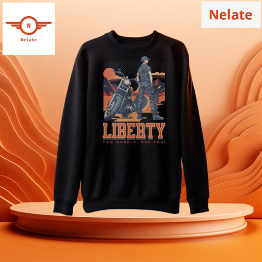 Liberty - Black Sweatshirt For Men