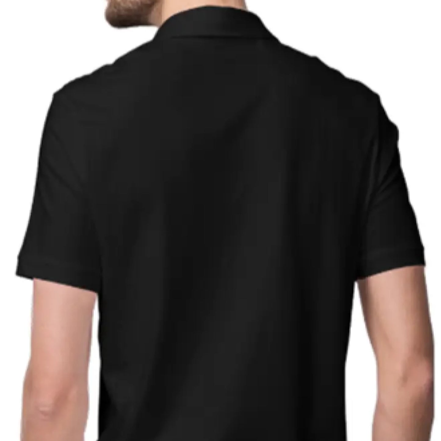 Nelate High Quality Black Polo T-Shirt