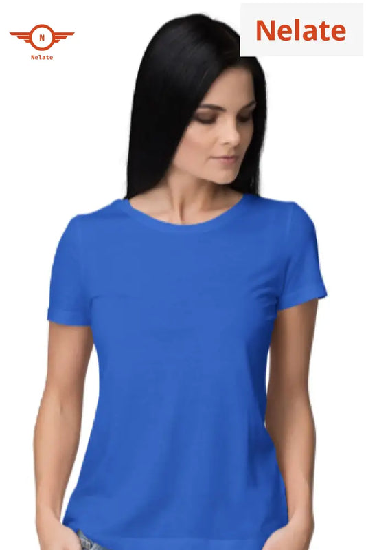 Nelate Royal Blue Women’s T-Shirt