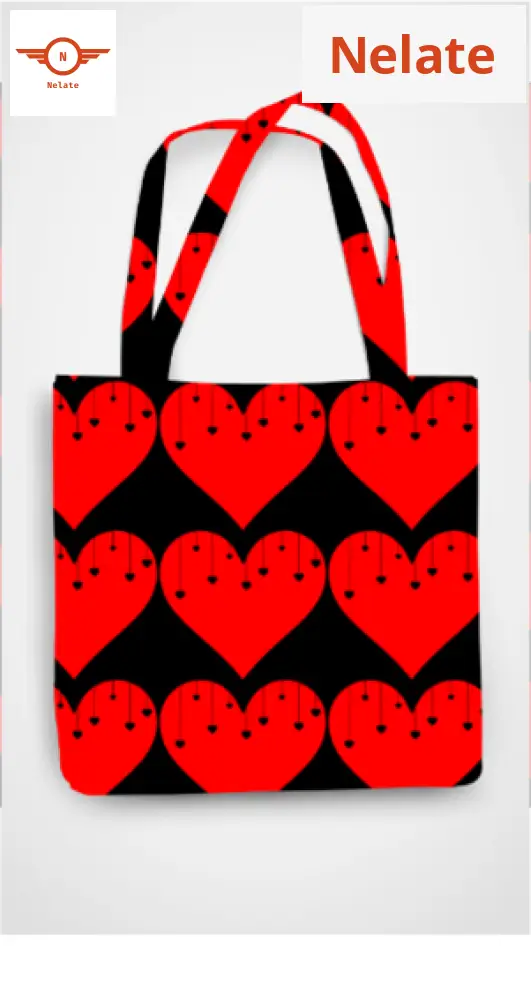 Red Heart Theme Exclusive Tote Bag