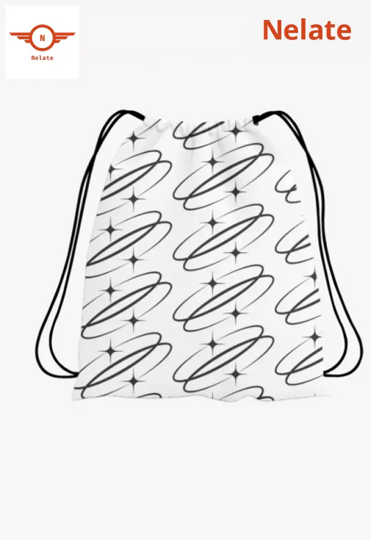 Ring Pattern Exclusive Drawstring Bag